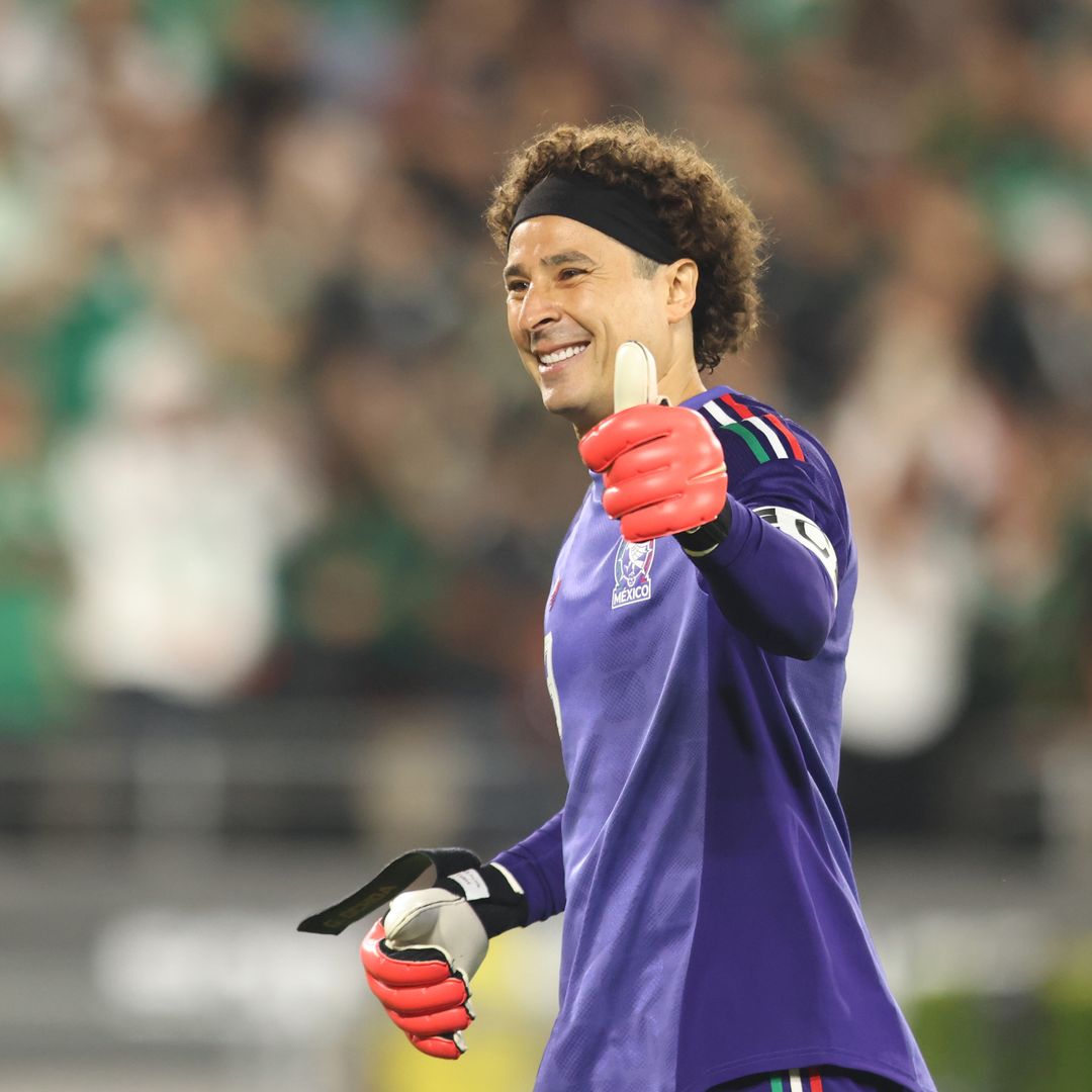 Guillermo Ochoa durante un partido con la Selección Mexicana
